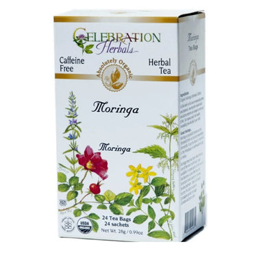 Celebration Herbals Organic Moringa Tea, 24Bgs