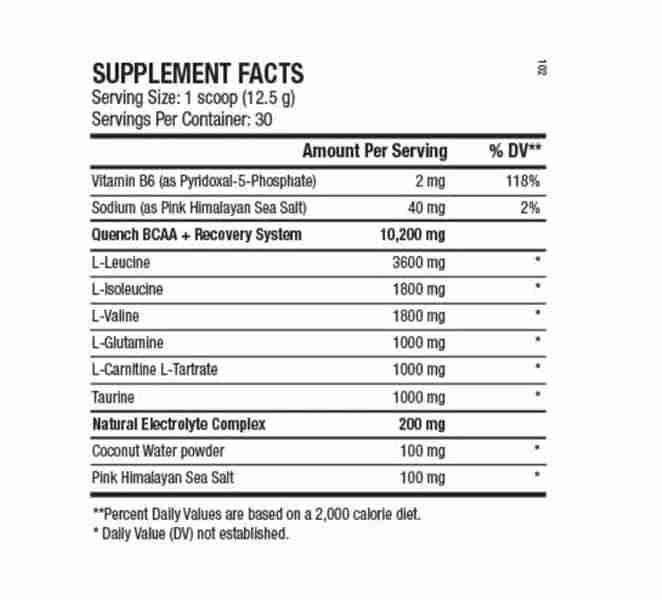 ANS Performance Quench BCAA Pink Lemonade 375G