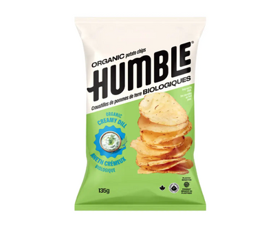 Humble Potato Chips Creamy Dill, 135 g