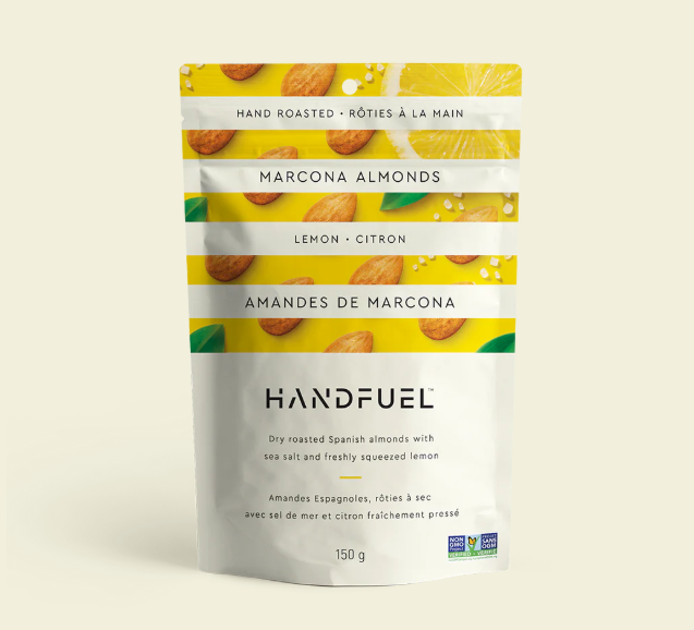 Handfuel Lemon Marcona Almonds, 150 g