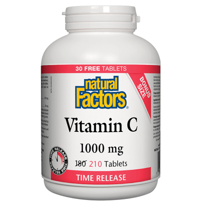 Natural Factors Vitamin C 1000 mg Time Release, 180 Tablets