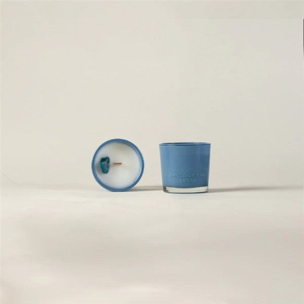 La Luna Pure Expression Blue Apatite Candle, 56 g