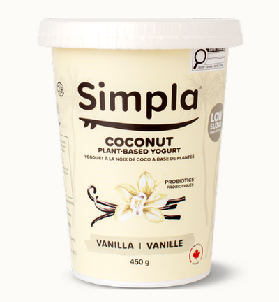 Simpla Vanilla Coconut Yogurt, 450G