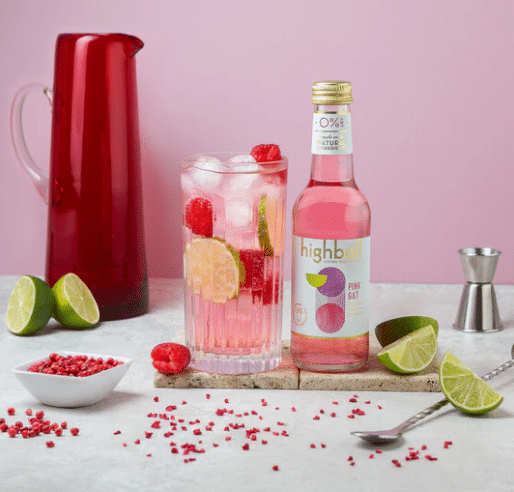 Highball - Alcohol Free Pink Gin & Tonic, 250Ml