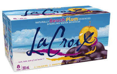 La Croix Beach Plum Sparkling Water (8 Pack)