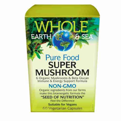 Whole Earth & Sea Super Mushroom 60 Veggie Caps