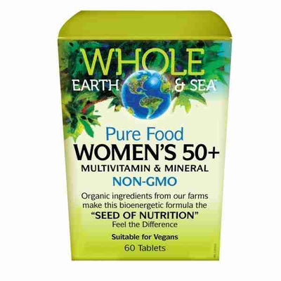 Whole Earth & Sea Women's Multivitamin & Minerals 50+ 60 Tablets