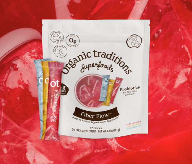 Organic Traditions Fibre Flow Variety Pack, 12Pk
