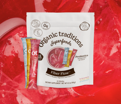 Organic Traditions Fibre Flow Variety Pack, 12 Sachets