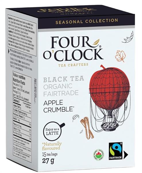 Four O'clock - Apple Crumble Black Tea, 15 Bags