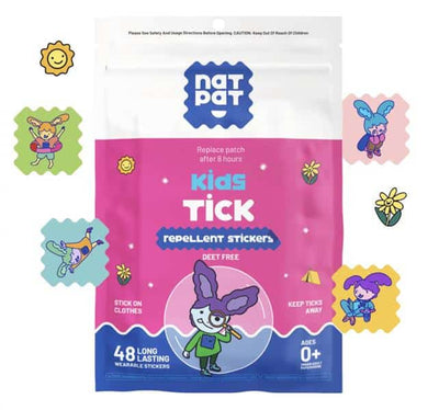NATPAT Kids Tick Repellent Patches, 24 Patches