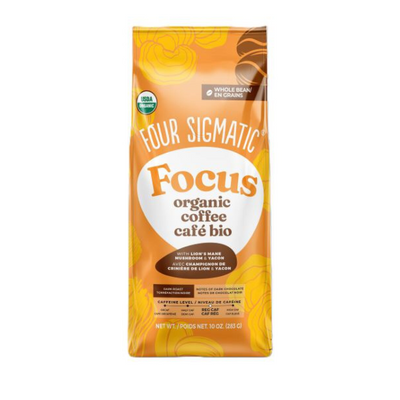 Four Sigmatic Organic Focus Whole Bean Coffee With Lions Mane, 283