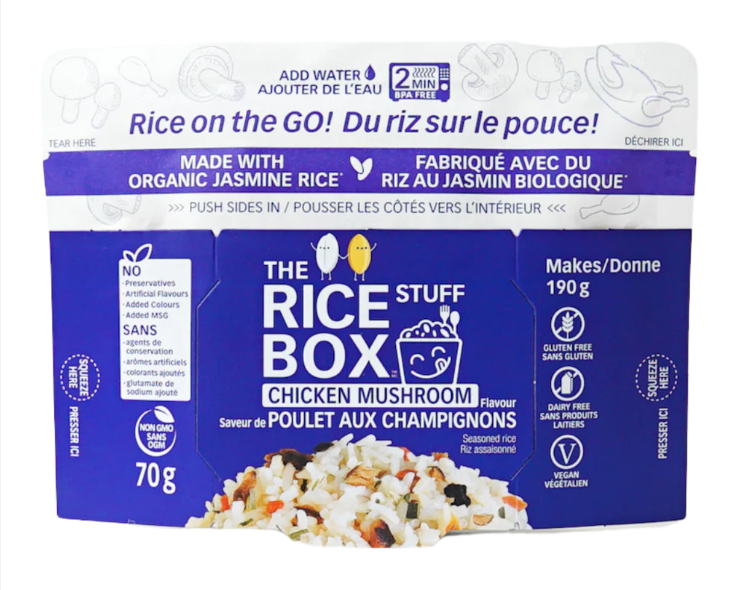 The Rice Stuff Chicken Mushroom Rice Box, 70 g