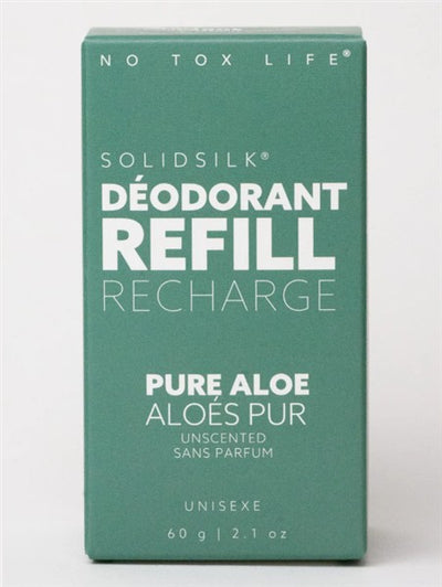 No Tox Life SOLIDSILK Deodorant Refill Capsule - Pure Aloe Fragrance Free