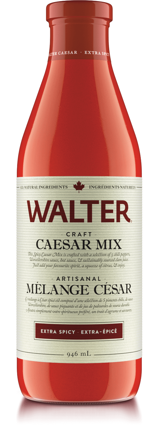 Walter - Extra Spicy Craft Caesar Mix, 946Ml