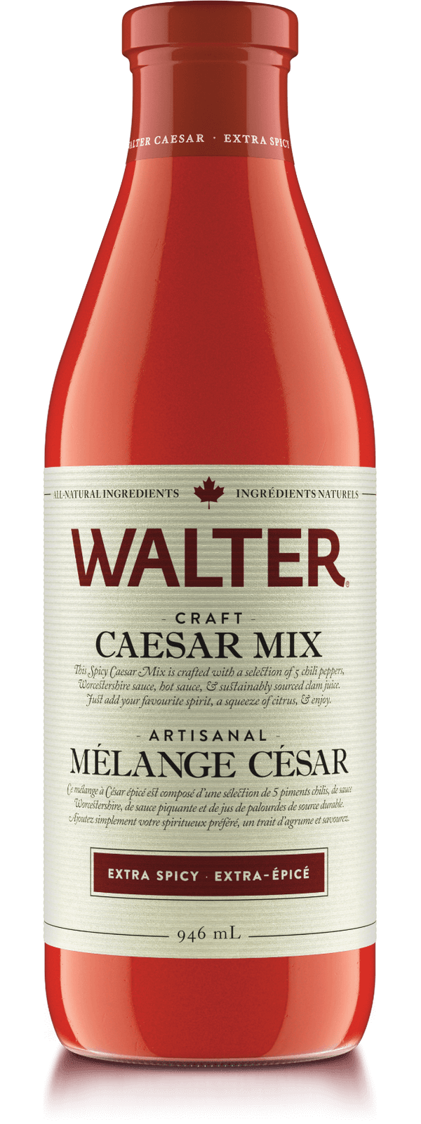 Walter - Extra Spicy Craft Caesar Mix, 946Ml