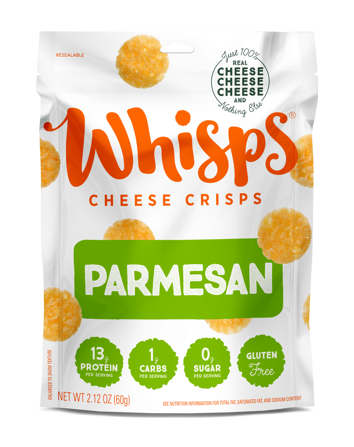 Whisps - Parmesan Cheese Crisps, 60G