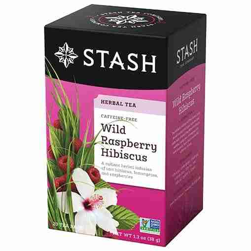 Stash - Wild Raspberry Hibiscus Tea, 20 Pck
