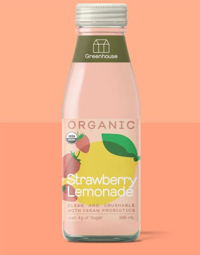 Greenhouse - Strawberry Probiotic Lemonade, 300Ml