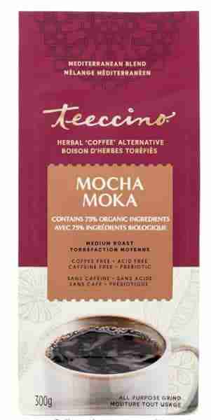 Teeccino Organic Mocha Chicory Herbal Coffee, 300 g