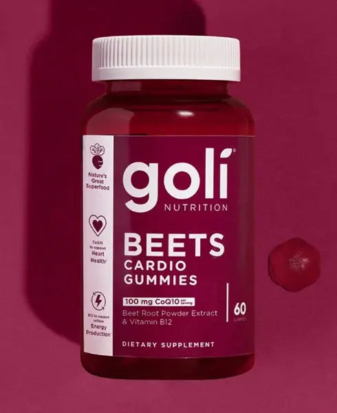 Goli Beets Cardio Gummies, 60 Count