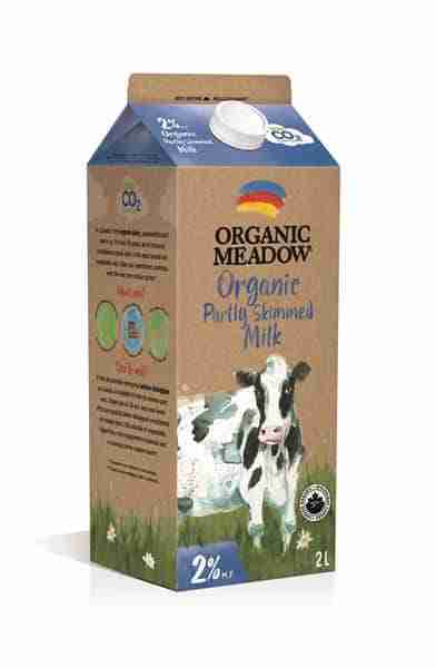 Organic Meadow, 2% Milk, 2L