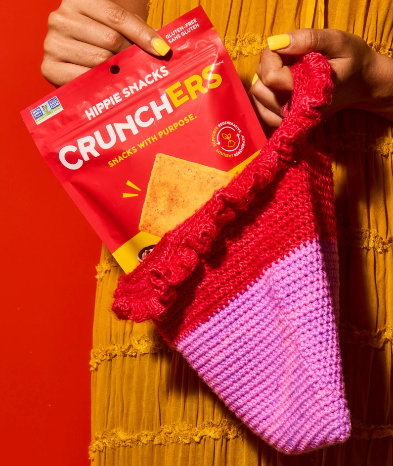 Hippie Snacks Crunchers BBQ, 110 g