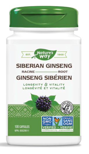 Nature's Way Siberian Ginseng 100 Capsules