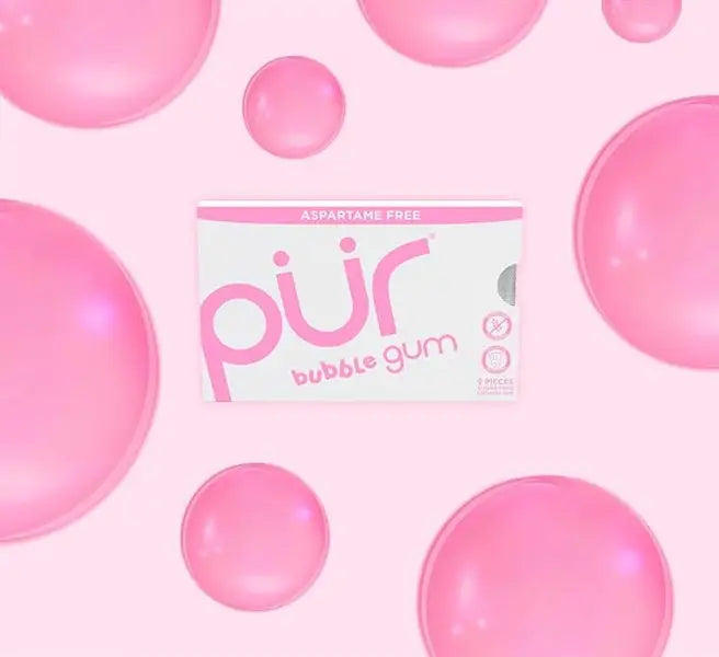Pur Gum - Bubblegum, 9Pc