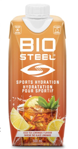 BioSteel Sports Drink, Iced Tea Lemonade, 500 mL