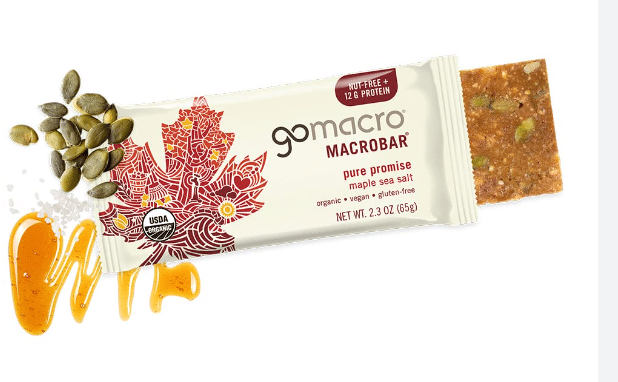 GoMacro MacroBar Maple Sea Salt, 65 g
