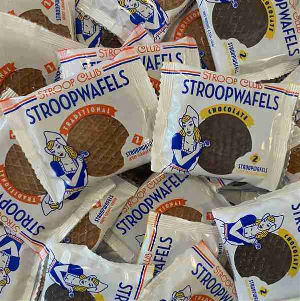 Stroopclub Vegan Chocolate Caramel Stroopwafel Cookies 66G