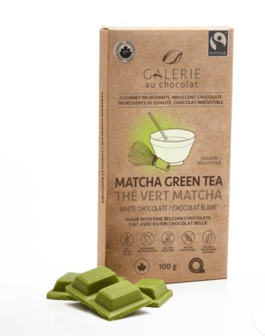 Galerie au Chocolat Matcha Green Tea White Chocolate, 100 g