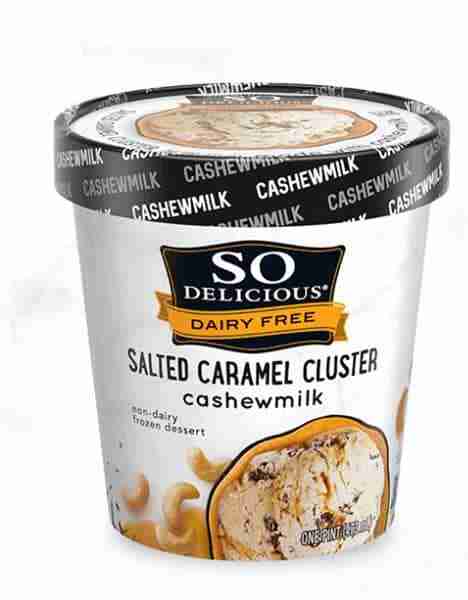 So Delicious Salted Caramel Cluster Cashew Based Frozen Dessert - 500G
