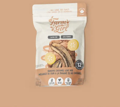 Farm Girl Banana Caramel Loaf Mix, 350G