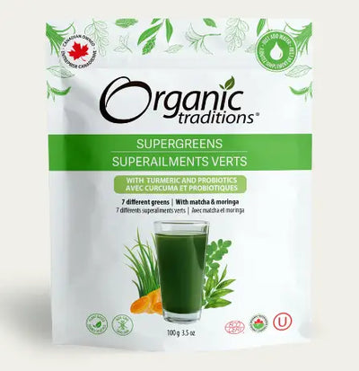 Organic Traditions Supergreens, 100G