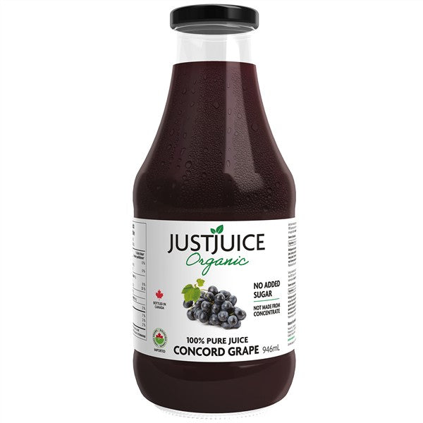 Just Juice Organic Concord Grape Juice, 1 L