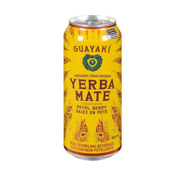 Guayaki Organic Yerba Mate, Revel Berry, 458 mL