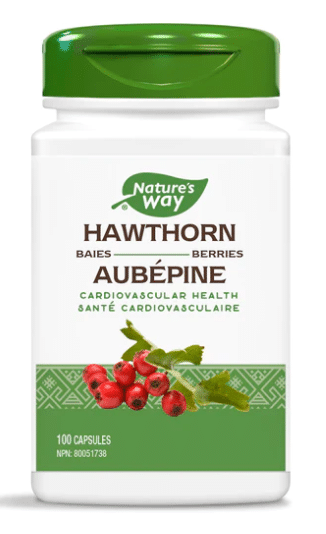 Nature's Way Hawthorn Berries, 100 Capsules