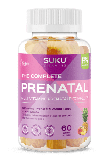 Suku Vitamins - The Complete Prenatal Multivitamin, 60 Gummies
