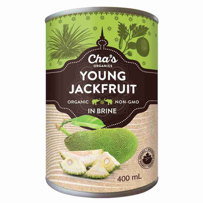 Cha's Organics, Young Jackfruit In Brine, 400Ml