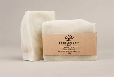 Bridlewood Soaps - Sage & Citrus Bar Soap, 150G