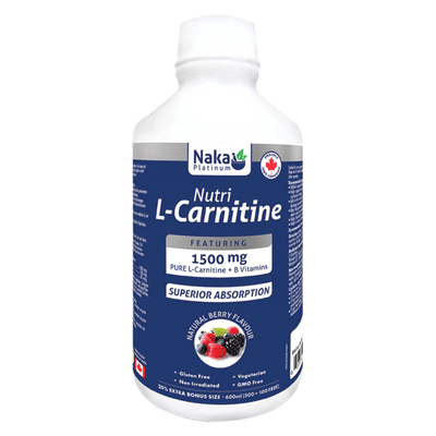 Naka L-Carnitine 1500 mg, Natural Berry, 600 mL