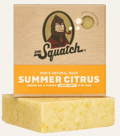 Dr. Squatch Summer Citrus Bar Soap, 141 g