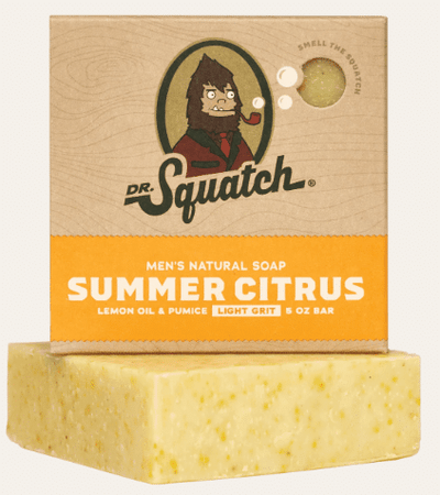 Dr. Squatch Summer Citrus Bar Soap, 141 g