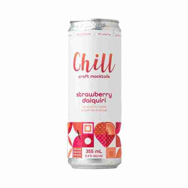 Chill St. Craft - Strawberry Daiquiri Non Alcoholic Cocktail, Single