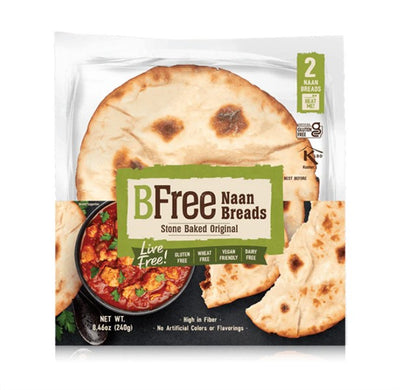 Bfree Gluten Free Stone Baked Naan Bread, 240G