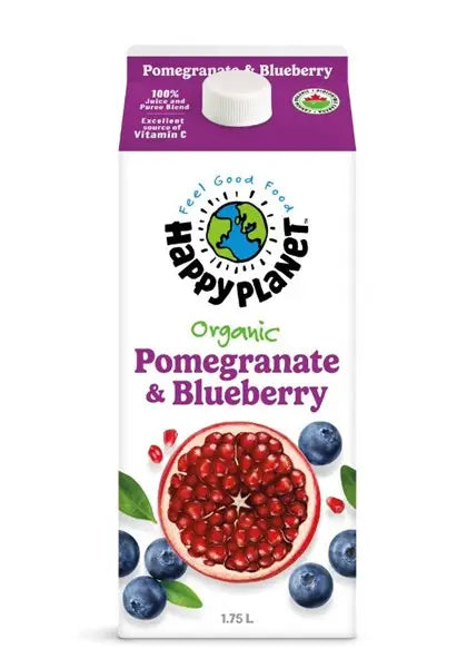 Happy Planet Organic Pomegranate & Blueberry Juice, 1.75L