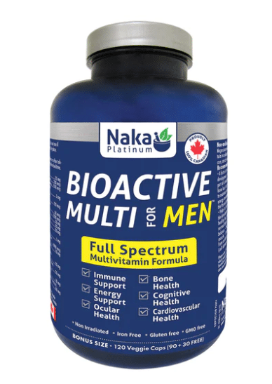Naka Platinum - Bioactive Multi For Men, 120 Veggie Caps