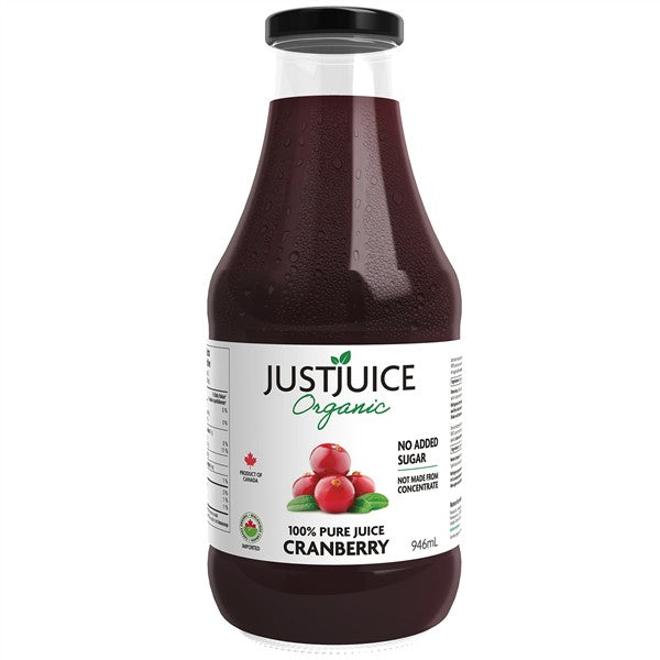 Just Juice Organic Cranberry Juice, 1 L